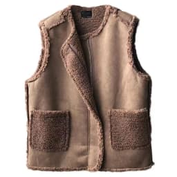 Women's Autumn Winter Lamb Wool Vest Jacket Korean Loose Two Sided Wearing Deer Fur Sleeveless Coat Female Casual Zipper Jackets
