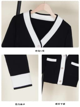 Crochet Top Knitted Ladies Sweaters Jersey Black Women's Coat Spring 2025 Cropped Blouses Cardigan Female Korean Fashion Style