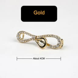 Sneakers Shoelaces Decoration Metal Shoelace Buckle Pearl Shoes Charm Accessories Shiny Rhinestones Women Shoe laces Decorative