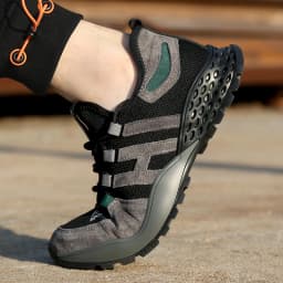 Men Work Safety Shoes Steel Toe Anti-Smashing Wear Light Comfortable Puncture-Proof Nail Penetration Resistance Security