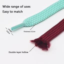 Flat Shoelaces for Sneakers Laces for Shoes Accessories Athletic Running Shoelace Adults Kids Wide Unisex Shoe Boot Strings New