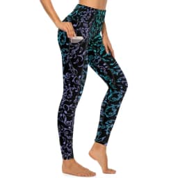 Music Notes Yoga Pants Sexy Black and White Graphic Leggings High Waist Gym Leggins Women Kawaii Quick-Dry Sports Tights