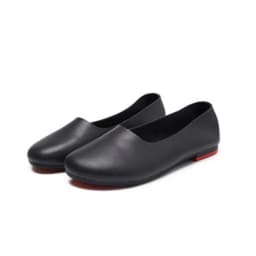 AIYUQI Women Flats Shoes Genuine Leather Ladies Shoes Large Size 41 42 43 Casual Lightweight Non-Slip 2026 New Women Loafers
