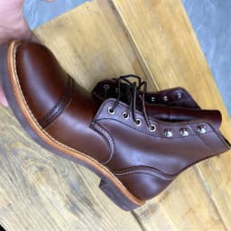 YQ8111 Cowhide Leather Handmade Goodyear Welted American Boots Custom Made Service Red Tornado Size 35-52 Super Quality Genuine