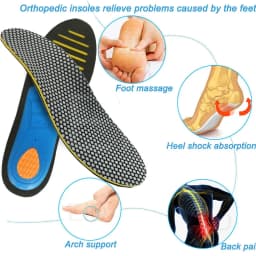 Orthopedic Shoes Sole Insoles Flat Feet Arch support Unisex EVA Orthotic Arch Support Sport Shoe Pad Insert Cushion Men Woman