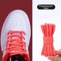 Half Round Shoelaces Basketball Shoes Men's and Women's Casual Sports Shoe Shoestrings Wear-Resistant White Black Shoe Laces