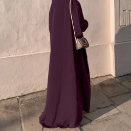 Hijabi Jilbab One-Piece Muslim Women Prayer Abaya Dress, Ramadan Eid Dubai Turkish Modest Islamic Clothing Hajj Overhead Abayas