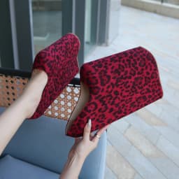 SDTRFT Ultra High-Heeled 30cm Wedges College Girl Diamond Pumps 20cm Platform Women Round Toe Lace Cosplay Lolita Sweet Shoes