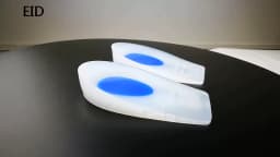 Silicone Gel Heel Pad for Plantar Fasciitis Pain Relief Shock Absorption Foot Care Insert Insole Height Increase Cushion Unisex