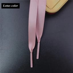 New Silk Shoe Laces Satin Ribbon Flat Shoelaces Women Sneakers Shoelace Boots Laces for Shoes Length 80CM 100CM 120CM 150CM1Pair