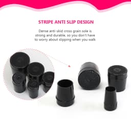 2Pcs Woman High Heels Shoe Covers Square TPU/PVC Material Soft Damping Heel Protector Non-slip Heel Protector