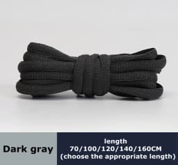 Men's and Women's Sports Shoelaces Color Semicircular Shoelace Suitable for All Shoes Round Laces AF1 Wear-resistant Non-slip