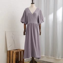 Causal 100% Cotton Women's Dress Vintage Crepe Gauze V-Neck Puff Sleeve Bandage Lace Up Elegant White Dresses Long Maxi Robe