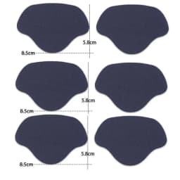 6Pcs Heel Wear Repair Allowance Self-adhesive Patches Shoe Heel Anti-wear Stickers Foot Care Pad Inserts Sneakers Heel Protector