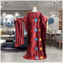 Women Dress Inlaid Mubarak Dubai Femme Luxury Muslim Dress Kaxikakuma African Abaya For Women Kaftan islamic Clothing With Scarf