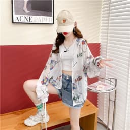 Women's Trench Coat Jacket Hooded Sun Protection Clothing Summer Loose Large Size Anti-UV Breathable Thin Outdoor Sportswear New