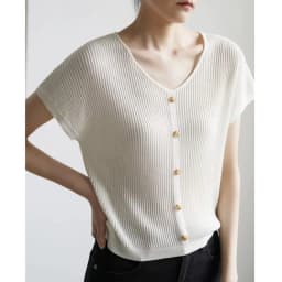 Senior sense of temperament V-neck ice silk knitwear women's summer casual loose short sleeve mulberry silk T-shirt slimming top