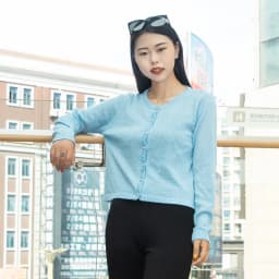 Pink Clothing Cropped Knitted Ladies Sweaters Cardigan Female Women's Coat Spring 2025 Tricot Outerwear Crochet Top Jersey Black