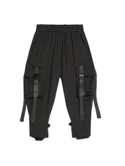 Amax luluE European 2024 Summer Fashion Womens Punk Casual Trousers Ladies Fitness Loose Harem Pants Females Hip Hop Pantalons