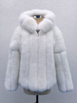 FANPUGUIZHEN-Faux Fox Fur Coat for Women, Thick Overcoat, Fake Fur Jacket, Fashion Mink Outwear, Winter