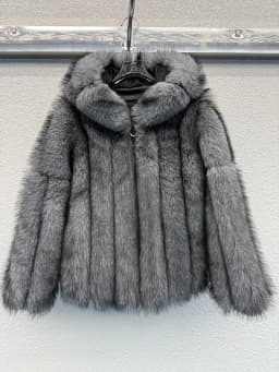 FANPUGUIZHEN-Faux Fox Fur Coat for Women, Thick Overcoat, Fake Fur Jacket, Fashion Mink Outwear, Winter