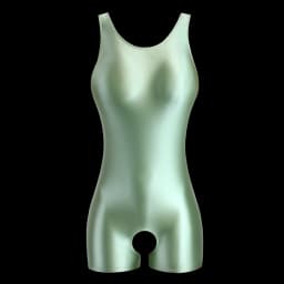 MJINM Women's Summer Sexy Glossy One-Piece Catsuit Waistcoat Jumpsuit Romper Playsuit Sports Pants Tight Fit Casual Outfit