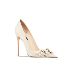 2026 New Brand Classic Pointed Women's High Heels Big Flower Women's Shoes Fashion and Comfortable Office High Heels
