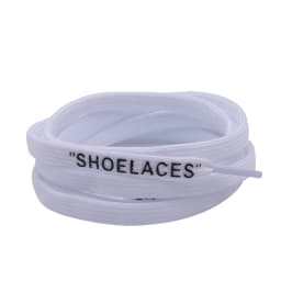 Coolstring Foot Wearing Accessories 8MM Skinny Font Printed Shoelaces Double-Layer Polyester Sneaker Air Athletic Cord Wholesale