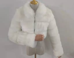 Luxury Mink Coats Women Winter Top Fashion Pink FAUX Fur Coat Elegant Thick Warm Outerwear Fake Fur Woman Jacket