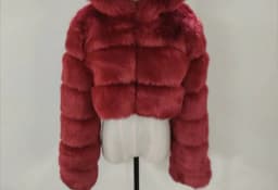 Luxury Mink Coats Women Winter Top Fashion Pink FAUX Fur Coat Elegant Thick Warm Outerwear Fake Fur Woman Jacket