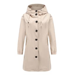 Hooded Women Windbreaker Long Trench Coat Solid Color Pocket Casual Long Outwear Fashion Windbreaker женская куртка