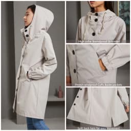 Hooded Women Windbreaker Long Trench Coat Solid Color Pocket Casual Long Outwear Fashion Windbreaker женская куртка