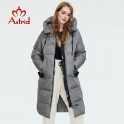 Astrid 2022 Winter new arrival down jacket women loose clothing outerwear quality with a hood fashion style winter coat AR-7038