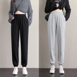Women's Sports Pants Korean style Fashion High Waisted Joggers Plus Size Streetwear Harajuku Baggy Trousers for Female Vintage