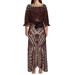 Drop Shipping Big People Trendy Dress Women's Sexy Lace-up Fishtail Dress Polynesian Samoan Customized On Demand Dresses
