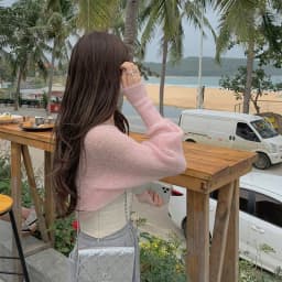 Women's Short Knitted Sunscreen Cardigan Thin Coat Small Shawl Smock Cover Slim Top Spring and Summer Clothing Retro Fashion