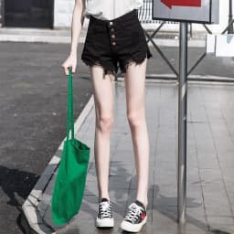 Casual Sexy Fashion Vintage Short Pants Women's Summer Clothing Jean Denim Shorts Female High Waist Ripped Aesthetic Korean 2025