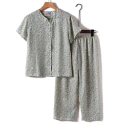 UHYTGF Middle-Aged Elderly Womens Suit Fashion Printing Casual Thin Summer Two-Piece Set Comfortable 3XL Big Size Tracksuit 1378