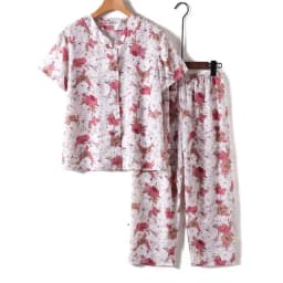 UHYTGF Middle-Aged Elderly Womens Suit Fashion Printing Casual Thin Summer Two-Piece Set Comfortable 3XL Big Size Tracksuit 1378