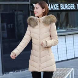 Big Fur Winter Coat Female Jacket New Hooded Parka Warm Winter Jacket Women Wadded Ladies 5XL Women's down jacket