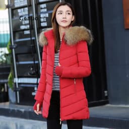 Big Fur Winter Coat Female Jacket New Hooded Parka Warm Winter Jacket Women Wadded Ladies 5XL Women's down jacket