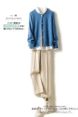 2021 autumn/winter new cashmere sweater Women's round neck cardigan sweater coat twist loose large size knit 100% wool