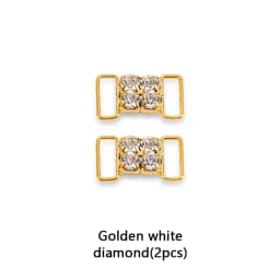 Luxurious Diamond Shoelaces Metal Buckle for Rhinestone Shoe Decorations Charms Metal Laces Lock Sneakers Shoes Accessories