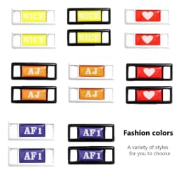 1 Pair New Diamond Shoe Charms Fashion Laces Buckle Quality Metal Shoelaces Decorations Chapa Shoes Accessories