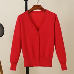 Black Cropped Cardigan Female Clothing Jersey Blouses Women's Coat Spring 2026 Long Sleeve Top Korean Fashion Knitted Sweater