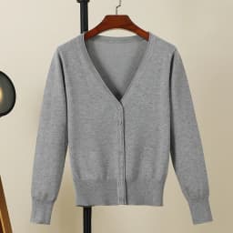 Black Cropped Cardigan Female Clothing Jersey Blouses Women's Coat Spring 2026 Long Sleeve Top Korean Fashion Knitted Sweater