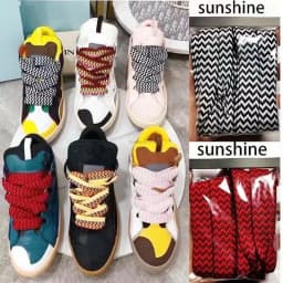 New Flat Shoelaces for Sneakers AF1 Shoe Laces Width 1.5cm/2cm/3cm Shoelace Luxury Brand Laces Shoes 120/140/160cm Strings