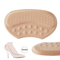 2PCS Heel Stickers Half Insoles for Women Foot Heel Pad Sports Shoe High Heels Back Sticker Pain Relief Protector Cushion Insole