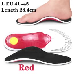 KOTLIKOFF Premium Orthopedic Insoles For Feet High Arch Support Flat Foot Insole Health Sole Pad For Shoes Foot Massager Insert