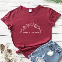 Phases Of The Mewn T-shirt Funny Cat Mom Gift Tshirt Cute Cat Moon Phases Hippie Tee Shirt Top